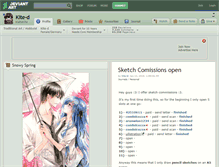 Tablet Screenshot of kite-d.deviantart.com