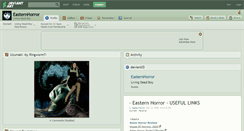 Desktop Screenshot of easternhorror.deviantart.com