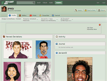 Tablet Screenshot of prazy.deviantart.com