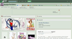 Desktop Screenshot of mewmewplumzakuro.deviantart.com