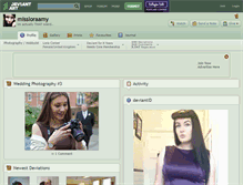 Tablet Screenshot of missloraamy.deviantart.com