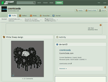 Tablet Screenshot of cosmicsoda.deviantart.com