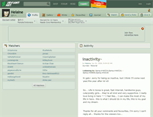 Tablet Screenshot of helaine.deviantart.com