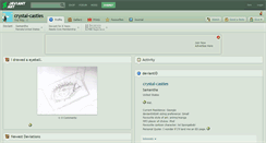 Desktop Screenshot of crystal-castles.deviantart.com