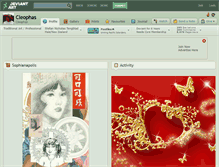 Tablet Screenshot of cleophas.deviantart.com