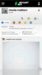 Mobile Screenshot of mooie-matters.deviantart.com