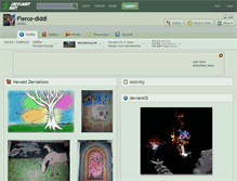 Tablet Screenshot of fierce-diddi.deviantart.com