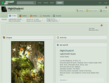 Tablet Screenshot of nightshade44.deviantart.com