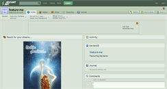 Desktop Screenshot of feature-me.deviantart.com