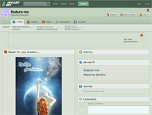 Tablet Screenshot of feature-me.deviantart.com
