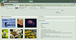 Desktop Screenshot of fishin-musician.deviantart.com