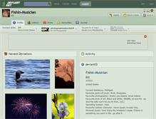 Tablet Screenshot of fishin-musician.deviantart.com
