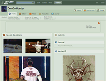 Tablet Screenshot of dem0n-hunter.deviantart.com