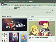 Tablet Screenshot of jiggly.deviantart.com