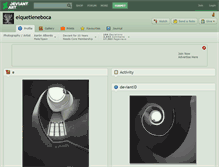 Tablet Screenshot of elquetieneboca.deviantart.com