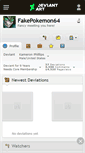 Mobile Screenshot of fakepokemon64.deviantart.com