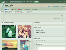 Tablet Screenshot of preety-poly.deviantart.com