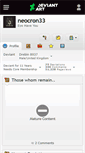 Mobile Screenshot of neocron33.deviantart.com