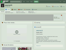 Tablet Screenshot of neocron33.deviantart.com