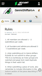 Mobile Screenshot of genreshifters.deviantart.com