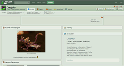 Desktop Screenshot of crazyclur.deviantart.com