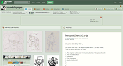 Desktop Screenshot of houndofolympus.deviantart.com