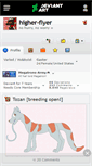 Mobile Screenshot of higher-flyer.deviantart.com