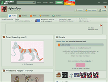 Tablet Screenshot of higher-flyer.deviantart.com