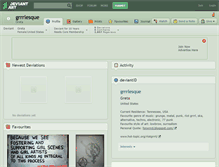 Tablet Screenshot of grrrlesque.deviantart.com