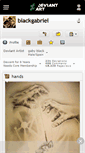 Mobile Screenshot of blackgabriel.deviantart.com