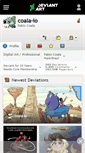 Mobile Screenshot of coala-io.deviantart.com
