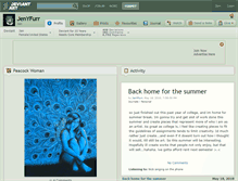 Tablet Screenshot of jenyfurr.deviantart.com