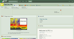 Desktop Screenshot of flash-fan-club.deviantart.com