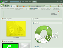 Tablet Screenshot of opridai.deviantart.com