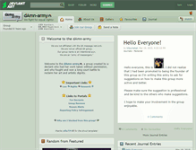 Tablet Screenshot of damn-army.deviantart.com