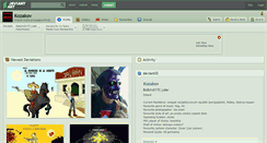 Desktop Screenshot of kozakov.deviantart.com