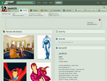 Tablet Screenshot of paul626.deviantart.com