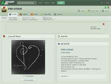 Tablet Screenshot of irish-cricket.deviantart.com