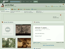 Tablet Screenshot of lan-ex-hikari.deviantart.com