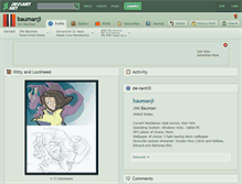 Tablet Screenshot of baumanji.deviantart.com