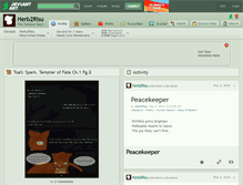 Tablet Screenshot of herb2risu.deviantart.com