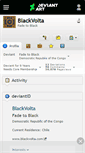 Mobile Screenshot of blackvolta.deviantart.com