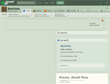 Tablet Screenshot of blackvolta.deviantart.com