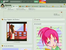 Tablet Screenshot of hilarymai.deviantart.com