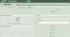 Desktop Screenshot of luke-knight.deviantart.com