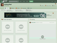 Tablet Screenshot of anthonypaul.deviantart.com