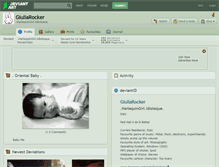 Tablet Screenshot of giuliarocker.deviantart.com