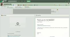 Desktop Screenshot of completemale.deviantart.com