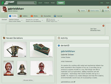 Tablet Screenshot of gabrieldishaw.deviantart.com
