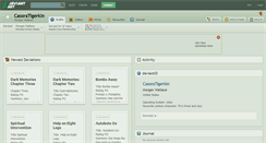 Desktop Screenshot of casoratigerkin.deviantart.com